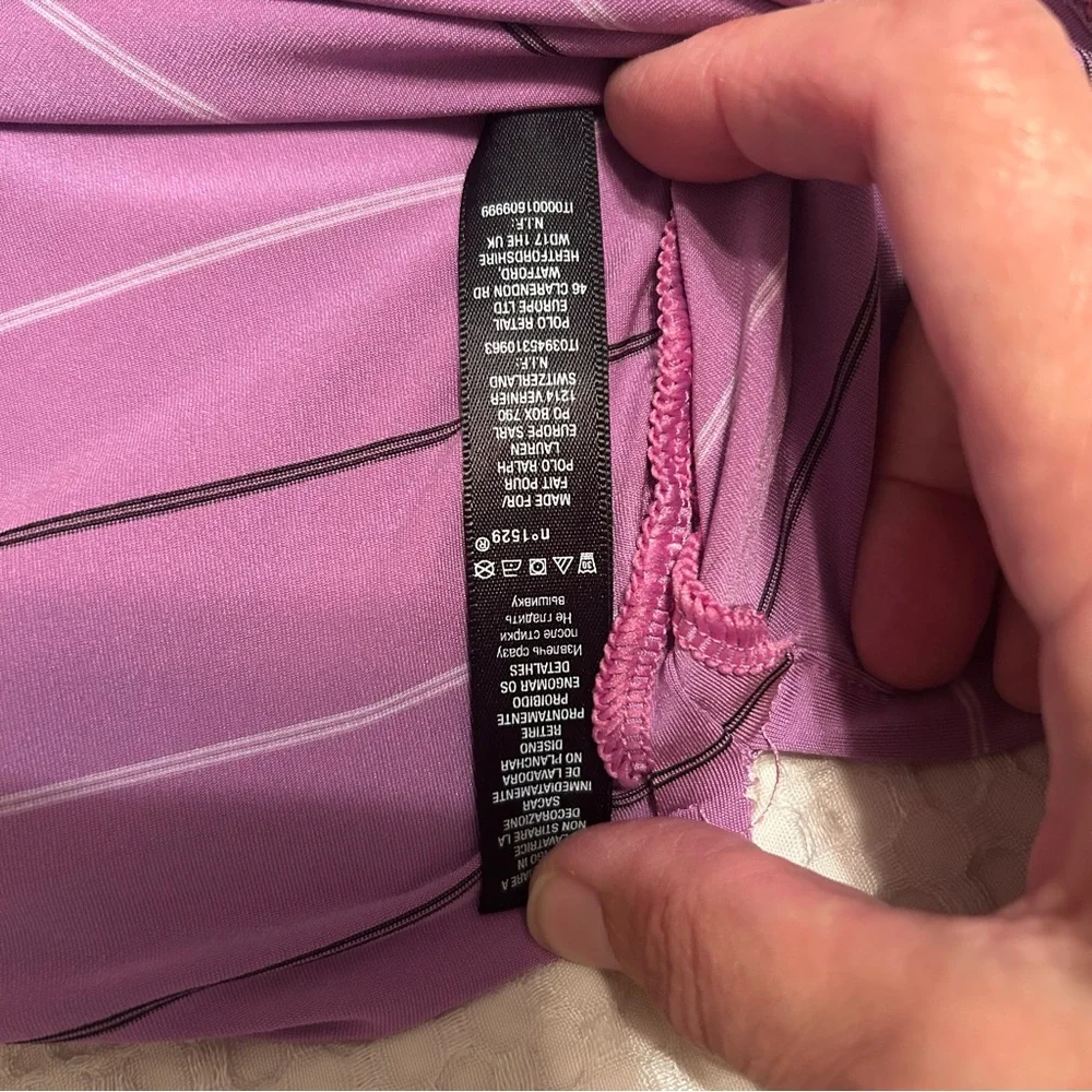 Ralph Lauren‎ RLX Lavender Polo Shirt Secco Golf Club XL